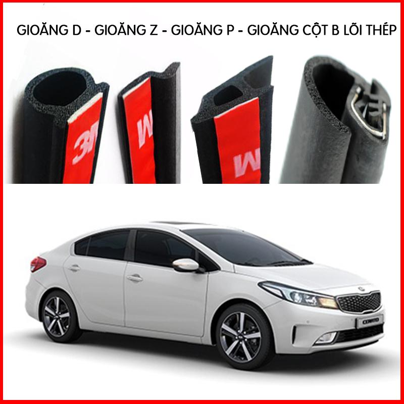 Combo Gioăng ô tô, ron cao su chống ồn đầy đủ cho xe hơi dòng SUV và Sedan (Gioăng D, P, Z, B lõi thép) Loại cách âm 3M chống ồn xe hơi xịn