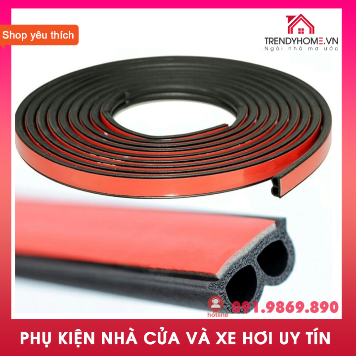 Gioăng ô tô cao su B, chống ồn cánh cửa, cách âm, chống bụi bẩn