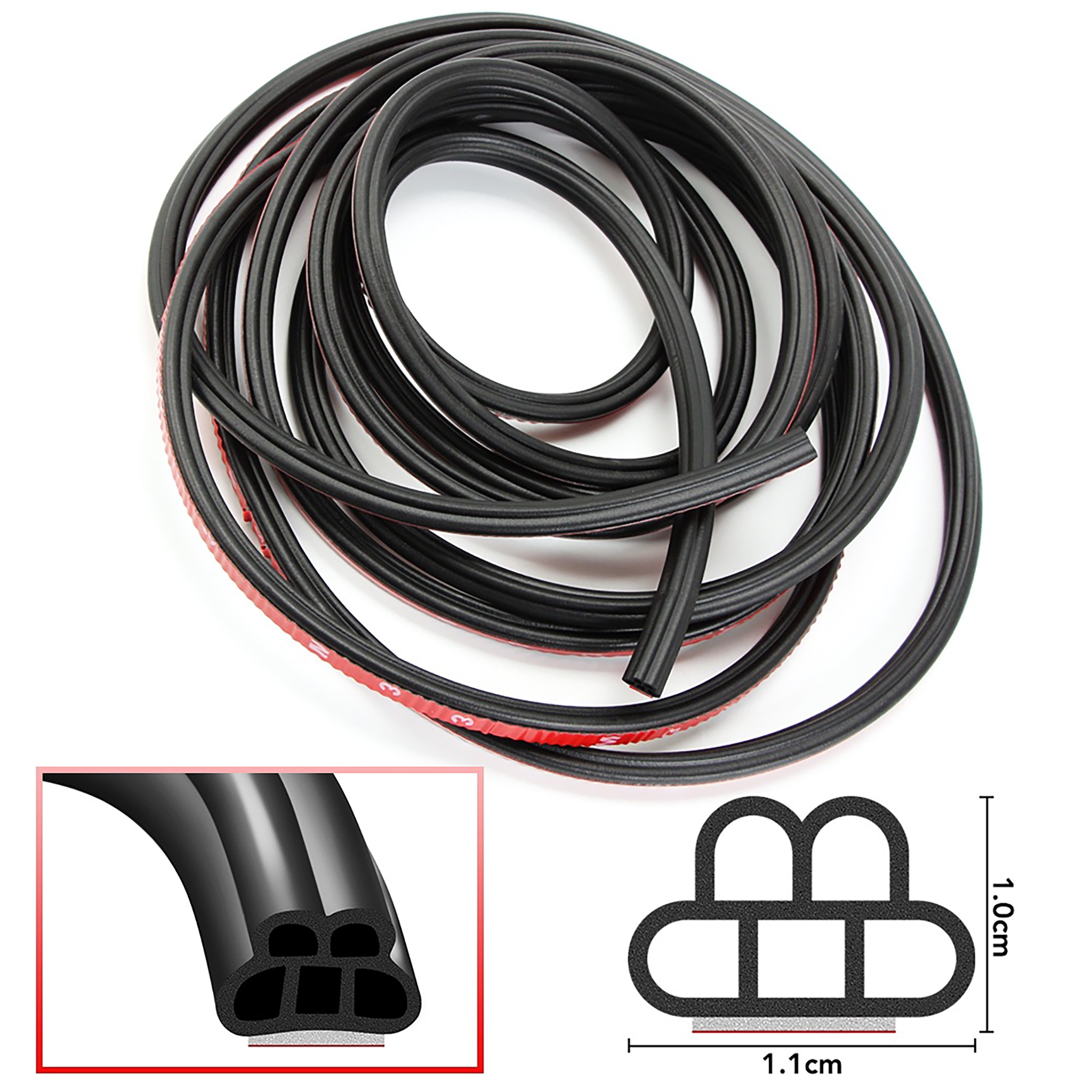 Gioăng ô tô, ron cao su B loại cải tiến, chống ồn cánh cửa, cách âm, chống bụi bẩn