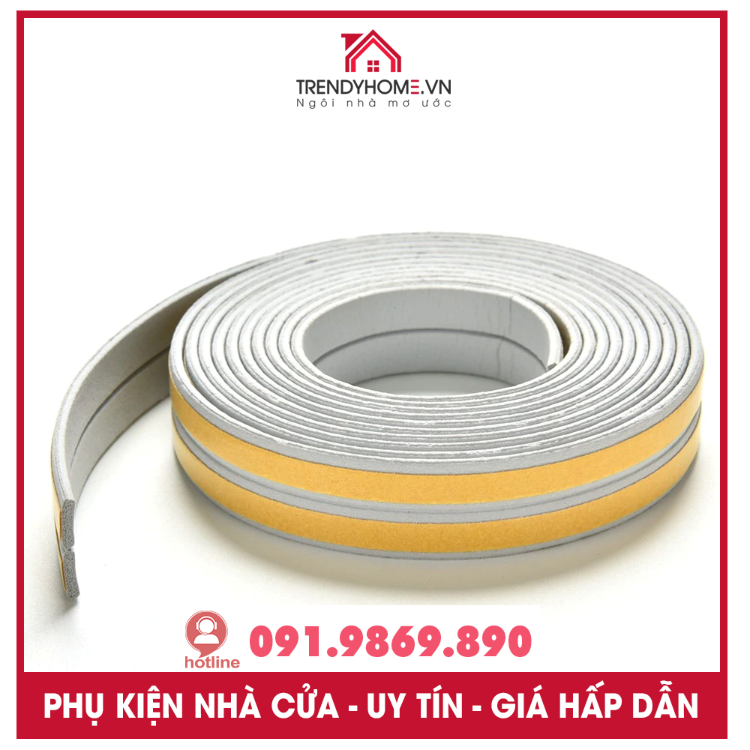 Gioăng cao su D, I, E chống ồn cánh cửa, cách âm, cách nhiêt