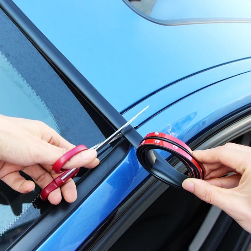 Gioăng ô tô, ron cao su nẹp chân kính cửa nóc, kính lái bên ngoài ngăn thoát nhiệt điều hòa chữ T băng keo 3M