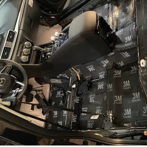 Tấm cách âm 3M™ ACOUSTIC 3 lớp màu đen siêu chống ồn hàng nhập khẩu Phụ kiện ô tô cao cấp