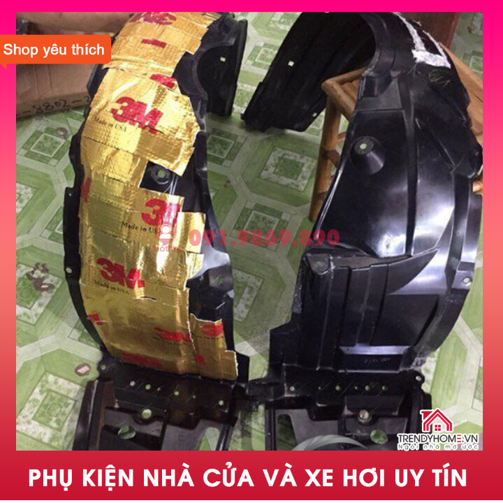 Tấm cách âm 3M™ ACOUSTIC 3 lớp màu đen siêu chống ồn hàng nhập