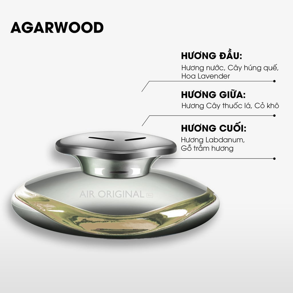 Nước Hoa Ô Tô đặt Taplo CHÍNH HÃNG AIR ORIGINAL Khử Mùi Hôi Xe Cao Cấp Hương Thơm Dịu Nhẹ The Mát
