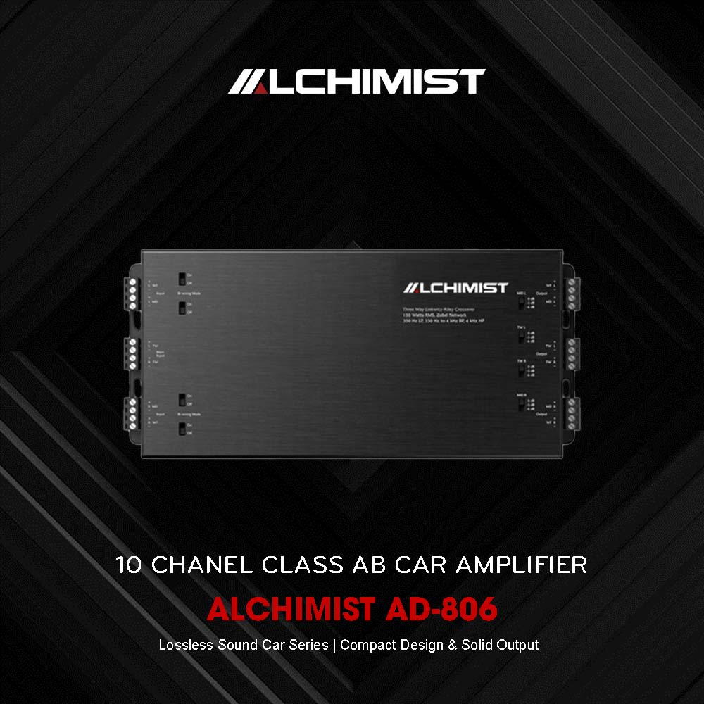 DSP ALCHIMIST AD-806 - Processor 10 Kênh Equalizer