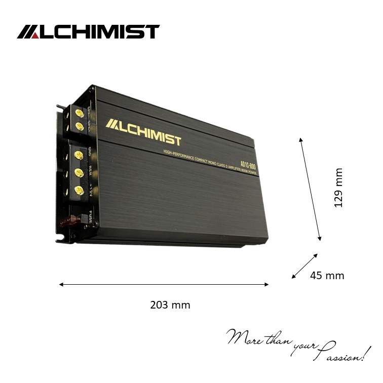 Amplifier ALCHIMIST AD1C-800 - Mono Class D 600W