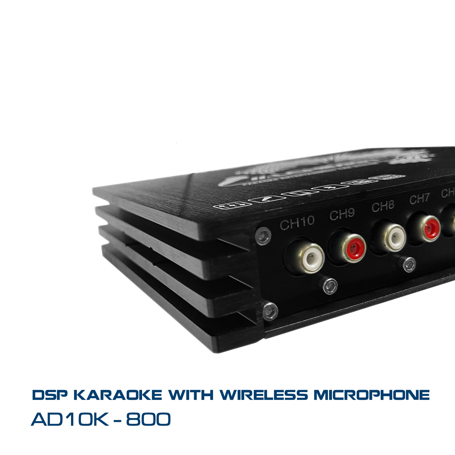 DSP Kèm Mic Hát Karaoke Trên Xe Ô Tô, Cắm Giắc nguyên bản Không Cần Đấu Nối Trên Màn Hình chính cho Loa ô tô