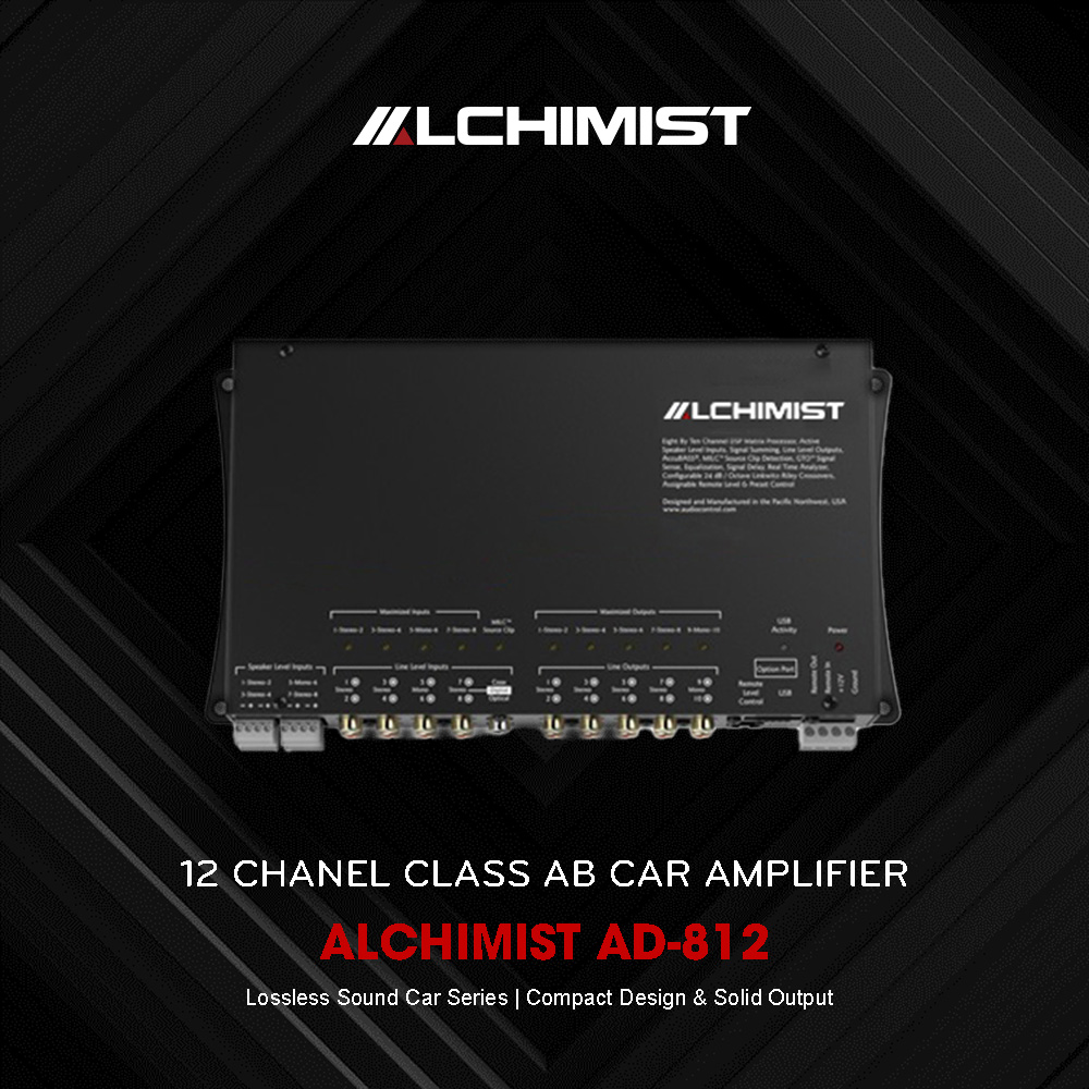 DSP ALCHIMIST AD-812 - Processor 8 Kênh Hi-End