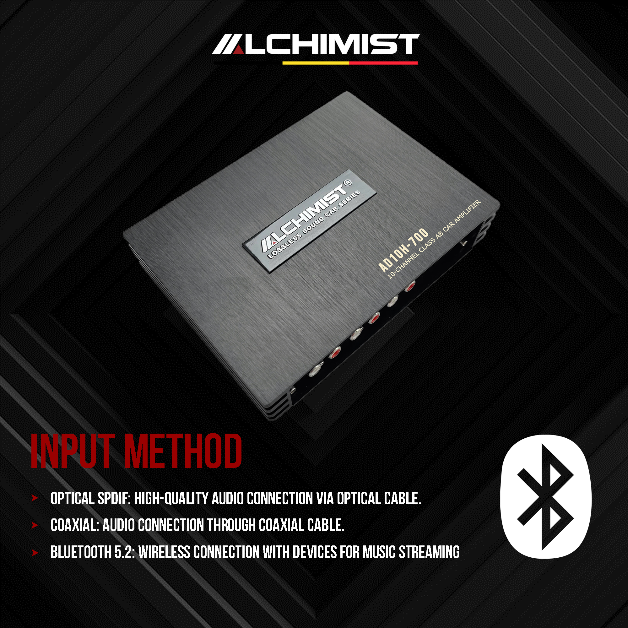 DSP ALCHIMIST AD10H-700 - 10 Kênh Bluetooth 5.0