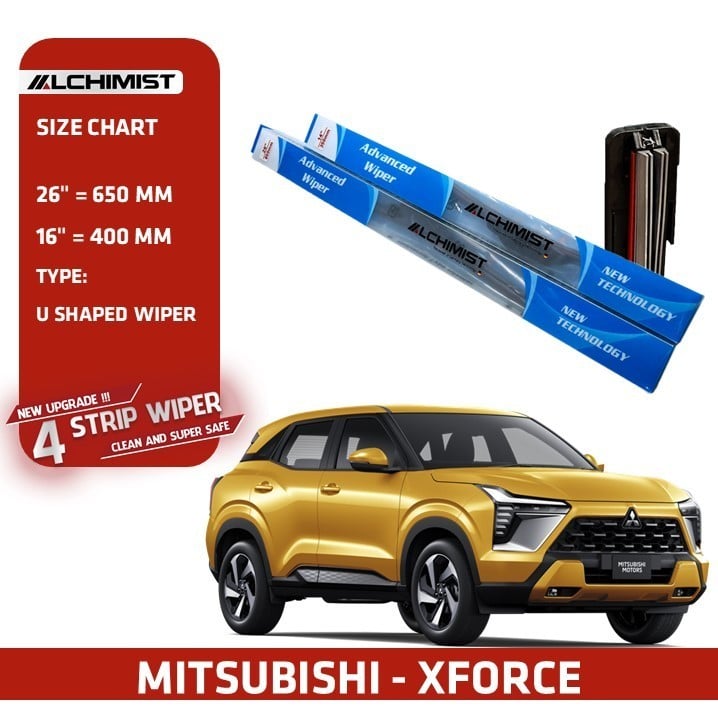 Gạt Mưa Ô tô Mitsubishi Loại Silicon 4 Lưỡi Cao Cấp, cần gạt nước Thiết Kế Thông Minh, Gạt Êm Và Sạch Hơn CHO XE HƠI