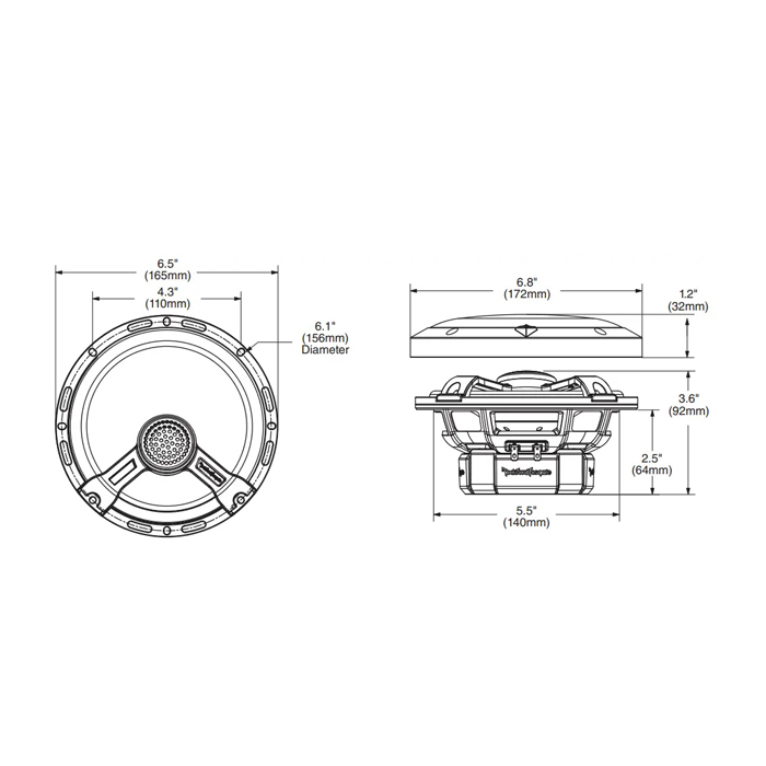 Loa ALCHIMIST AS-616E - 2-Way 6x9 inch Coaxial
