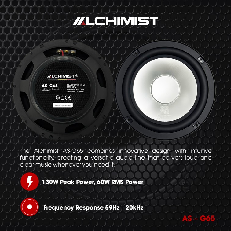 Loa Component ALCHIMIST AS-G65 - 2-Way 6.5 inch Đức
