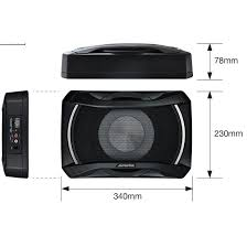 Loa Sub Gầm Ghế Thương Hiệu ALPINE SWE 1080, Loa Siêu Trầm ALPINE SWE 1080, Phụ Kiện Xe hơi