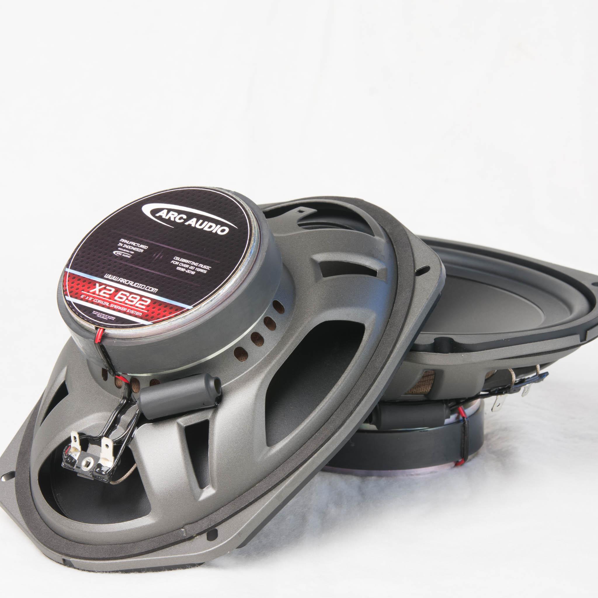 Arc Audio X2 | X2 692 – Two-way 6x9" Car Audio Coaxial Speaker Set.