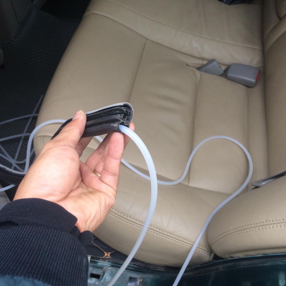 7 mét gioăng luồn cho 2 cánh cửa ô tô chất liệu silicon phục hồi gioăng nguyên bản bị xẹp, nâng cao cách âm, chống ồn