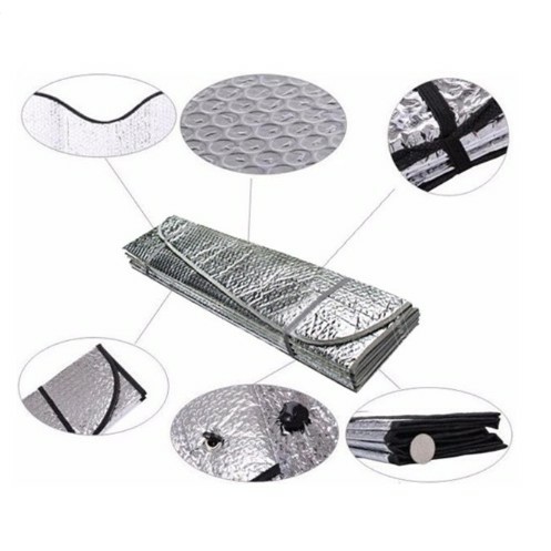 Tấm chắn nắng kính lái trong xe ô tô - chống nóng xe hơi - size 1m40x70cm - phù hợp với mọi xe Hàng loại 1