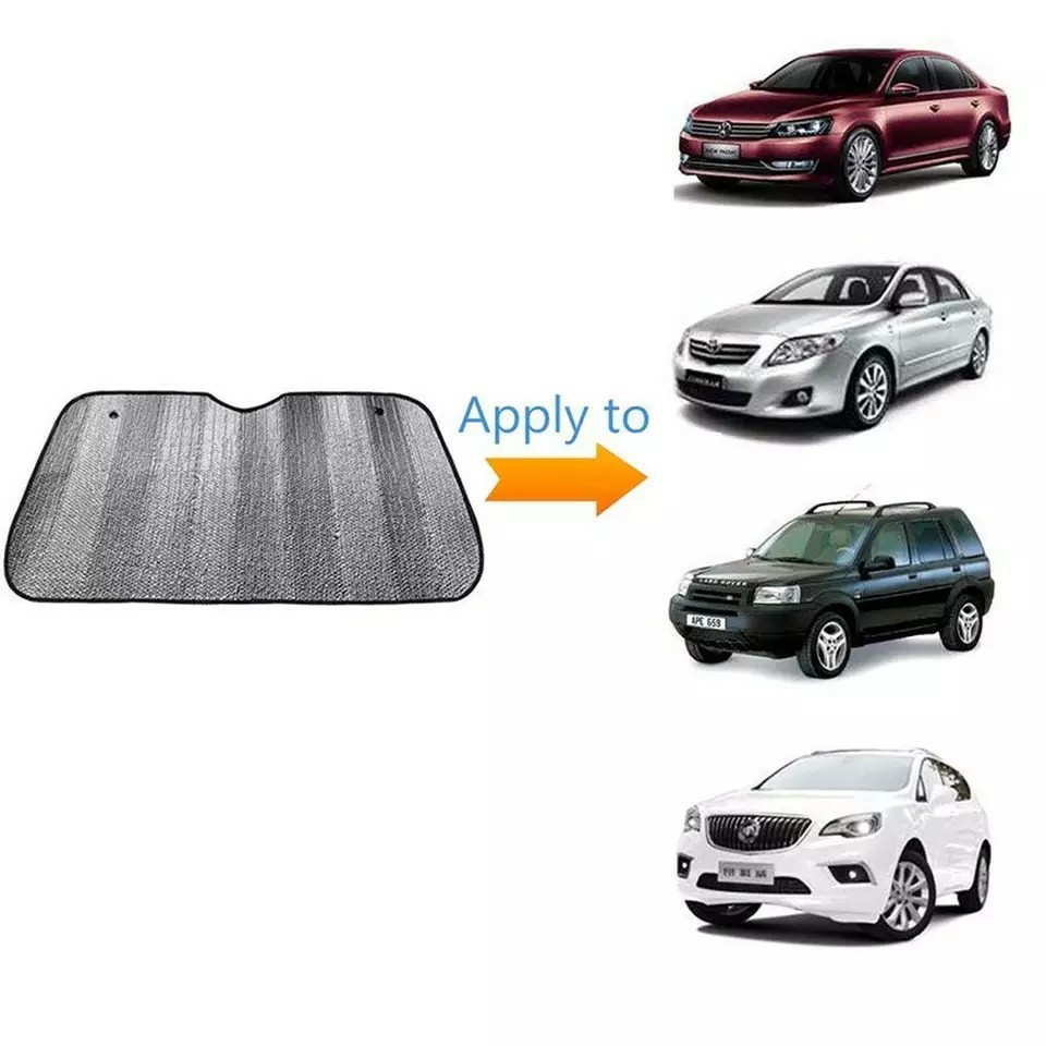 Tấm chắn nắng kính lái trong xe ô tô - chống nóng xe hơi - size 1m40x70cm - phù hợp với mọi xe Hàng loại 1