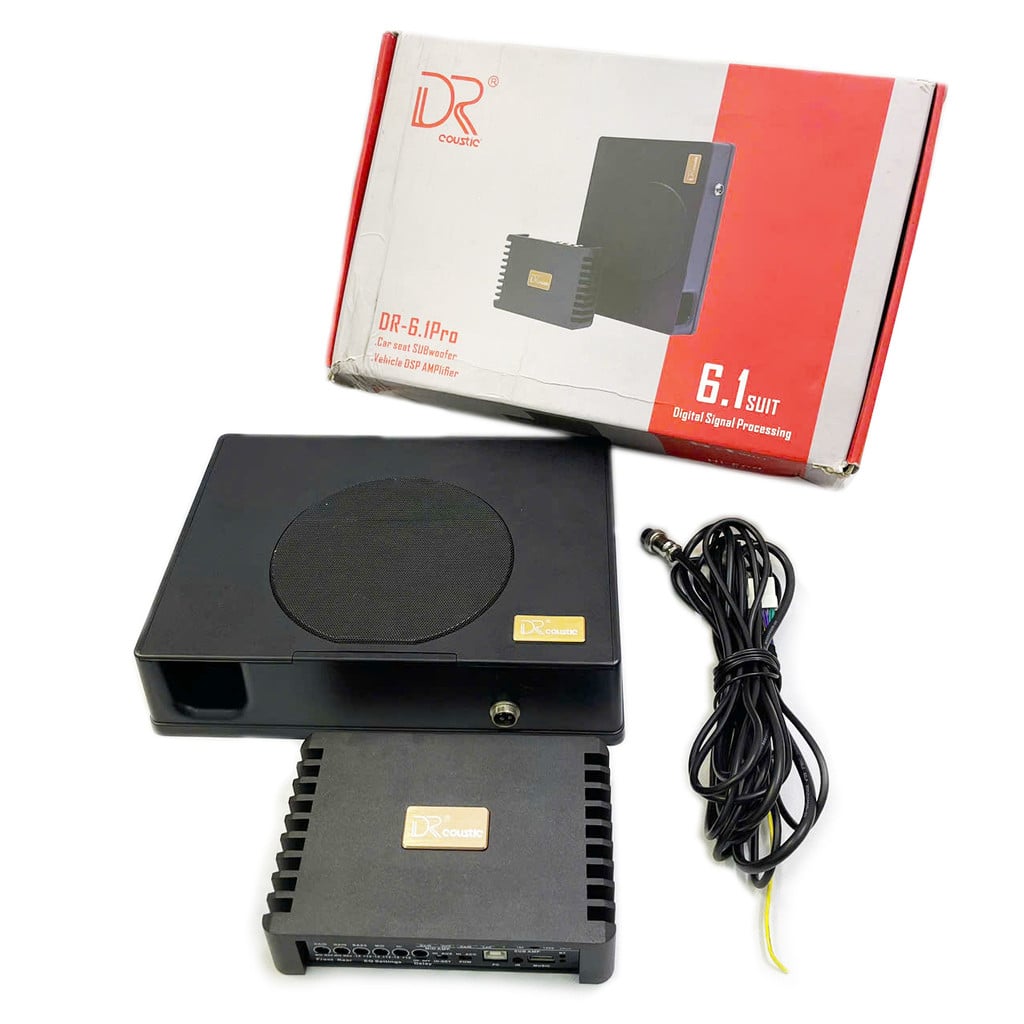 Bộ 2 in 1 DSP DR 6.1 Suit cổng kết nối XLR cùng loa sub điện hiệu năng cao độ loa 3way tiện lợi