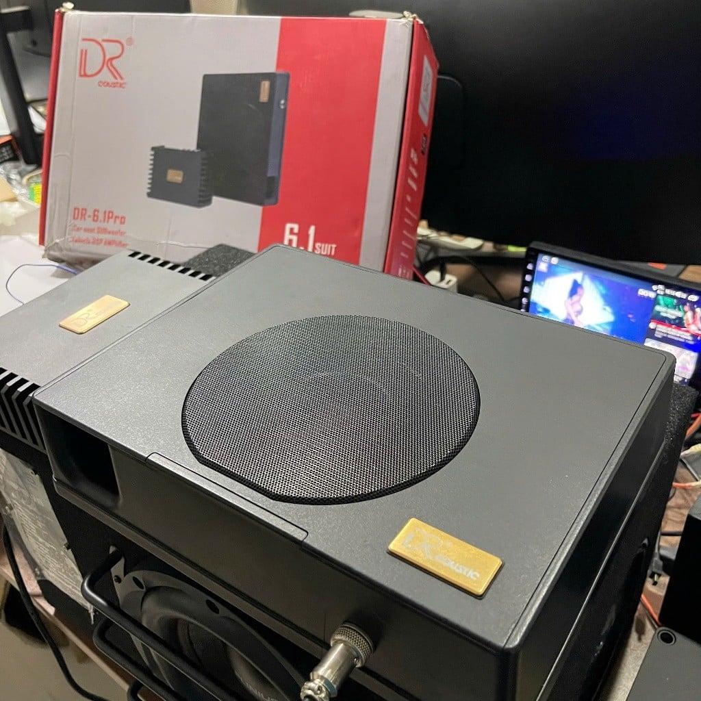 Bộ 2 in 1 DSP DR 6.1 Suit cổng kết nối XLR cùng loa sub điện hiệu năng cao độ loa 3way tiện lợi