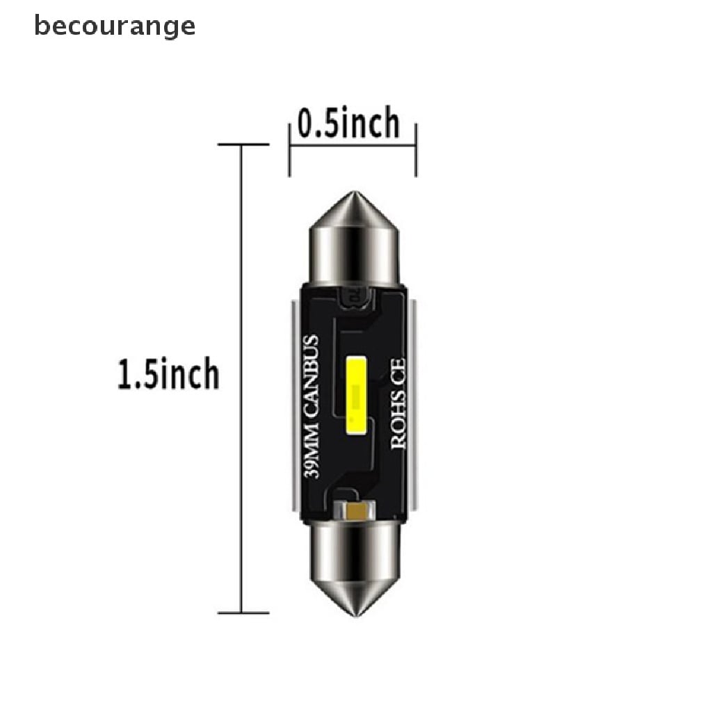 Bóng Đèn LED CANBUS Gắn Trần Xe Hơi Siêu Sáng 31mm 36mm 39mm 41mm 41mm C5W