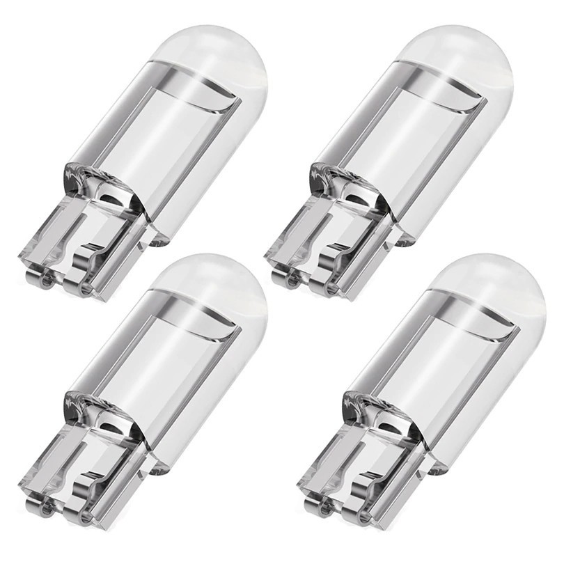 Bóng Đèn Led T10 COB 1SMD Thủy Tinh Thay Thế Đèn Xi Nhan, Demi Xe Máy - Ô Tô 12V ánh sáng xanh băng, hồng, xanh lá tốt