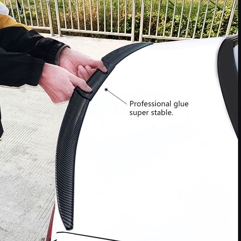 Cánh Gió Thể Thao Ô Tô, Đuôi Gió Xe Hơi Đuôi Gió Gắn Cốp Xe Chất Liệu Cao Su Cao Cấp Cấu Tạo 3 Khúc Đặc Biệt Đẹp Mắt