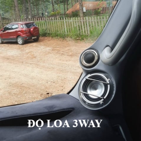 Dưỡng loa độ cột A gắn loa mid trung 10cm , treble 6cm chất liệu nhựa ABS trắng giá đỡ loa cột A cho loa Tweeter - Phụ kiện loa