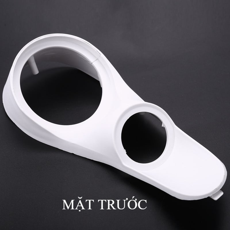 Dưỡng loa độ cột A gắn loa mid trung 10cm , treble 6cm chất liệu nhựa ABS trắng giá đỡ loa cột A cho loa Tweeter - Phụ kiện loa