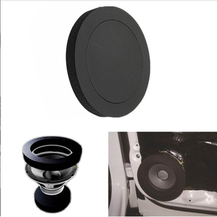 Đệm xốp vành loa 6.5 inch, định hướng âm thanh xe hơi, mút hướng âm loa ô tô, phụ kiện dưỡng loa ô tô, đệm vành loa