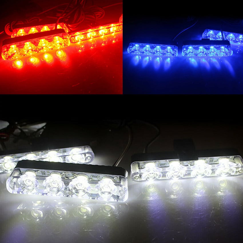 Đèn LED ô tô, Xe Tải Khẩn Cấp Nhấp Nháy dùng điều khiển, Đèn Xe Nhấp Nháy Cảnh Báo 16 bóng đổi màu