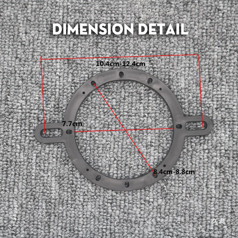 Dưỡng loa trung tâm, Đế mặt dưỡng phía dưới bắt vít loa center đa năng Ford Everst, Ranger, Toyota Cross, KIA Seltos