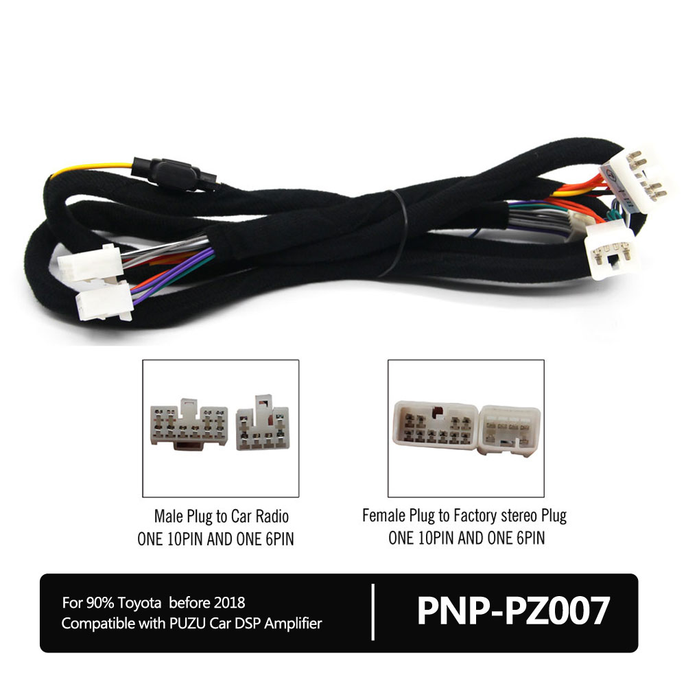 Giắc DSP nguyên bản Toyota Land Cruiser / Hilux - Dây kết nối DSP không cần cắt nối