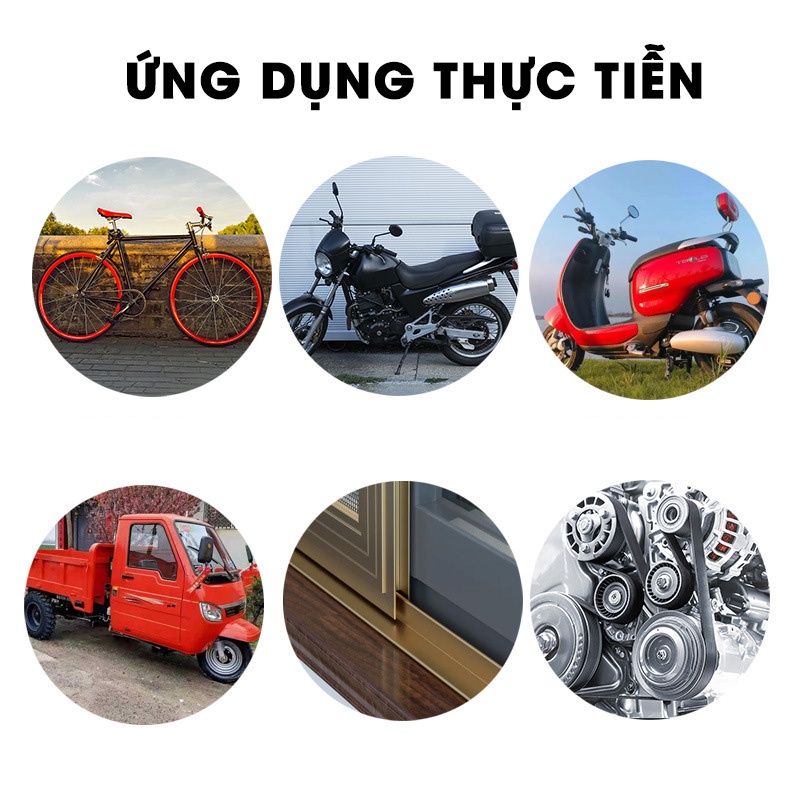 Mỡ trắng bôi trơn giảm chấn, chống rỉ sét. giảm va đập và tiếng cọt kẹt trên ô tô kèm chổi quét