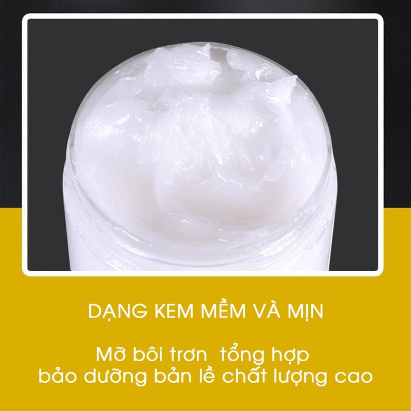 Mỡ trắng bôi trơn giảm chấn, chống rỉ sét. giảm va đập và tiếng cọt kẹt trên ô tô kèm chổi quét