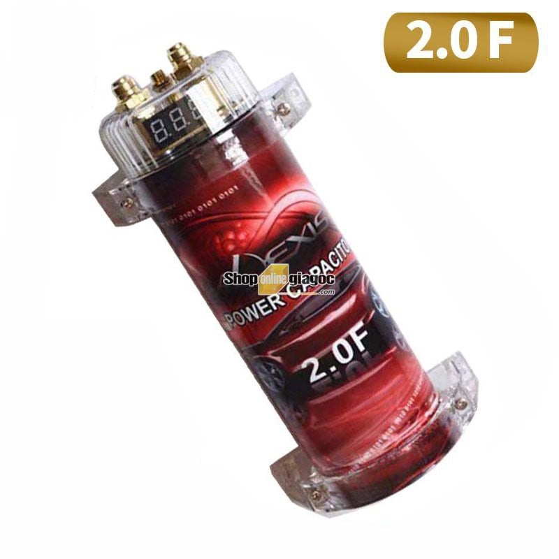 Tụ Điện Âm Thanh 2.0 Farad Hiển Thị Điện Áp