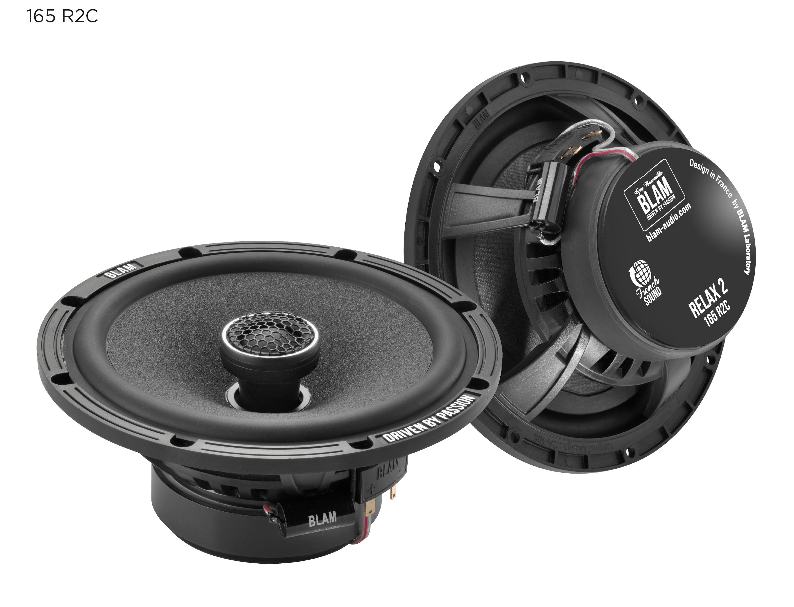 BLAM Relax | 165RC - Two-way 6.5" Car Audio Coaxial Speaker Set.