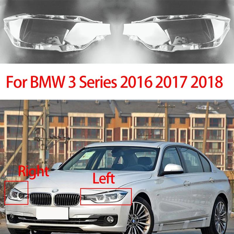 Vỏ đèn pha BMW 3 Series, Ống kính đèn pha Ống Kính Tấm Che Đèn Pha, Cho BMW 3 Series F30 / F35 2016 2017 2018, 320 / 328 / 316 / 335