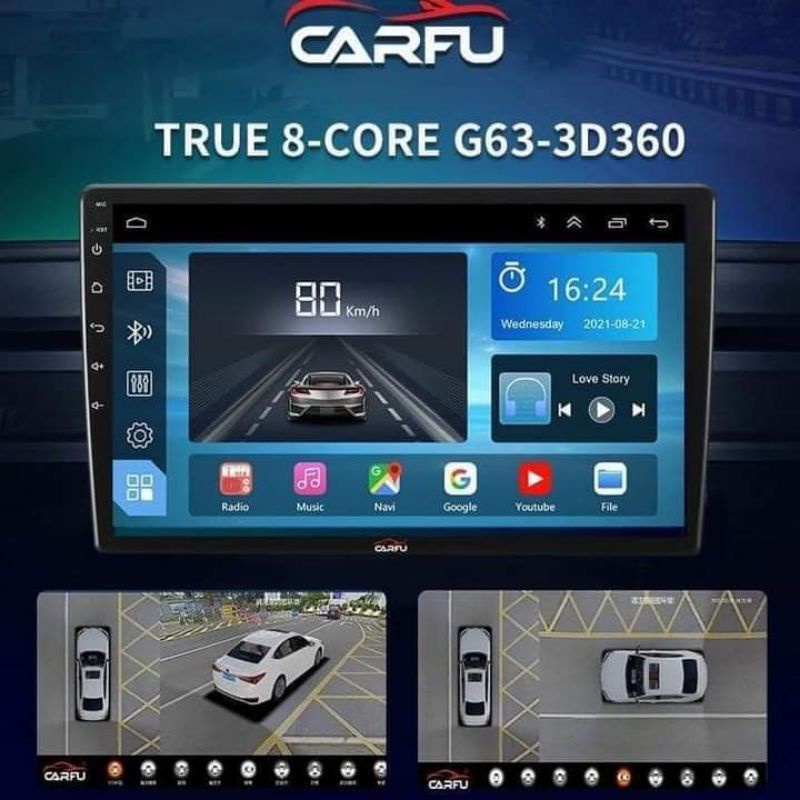 Màn Hình DVD Android Carfu G63