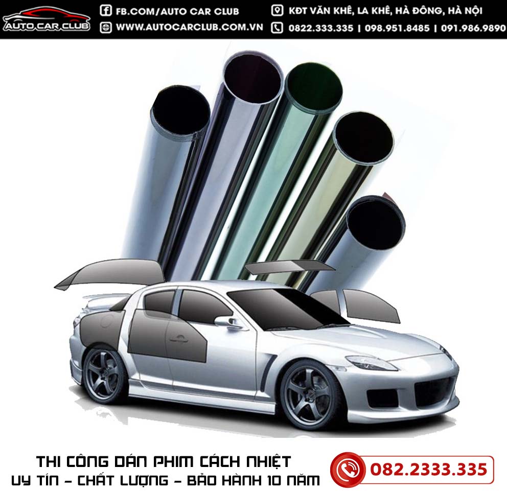 Dán phim cách nhiệt chống nóng Classis cho ô tô