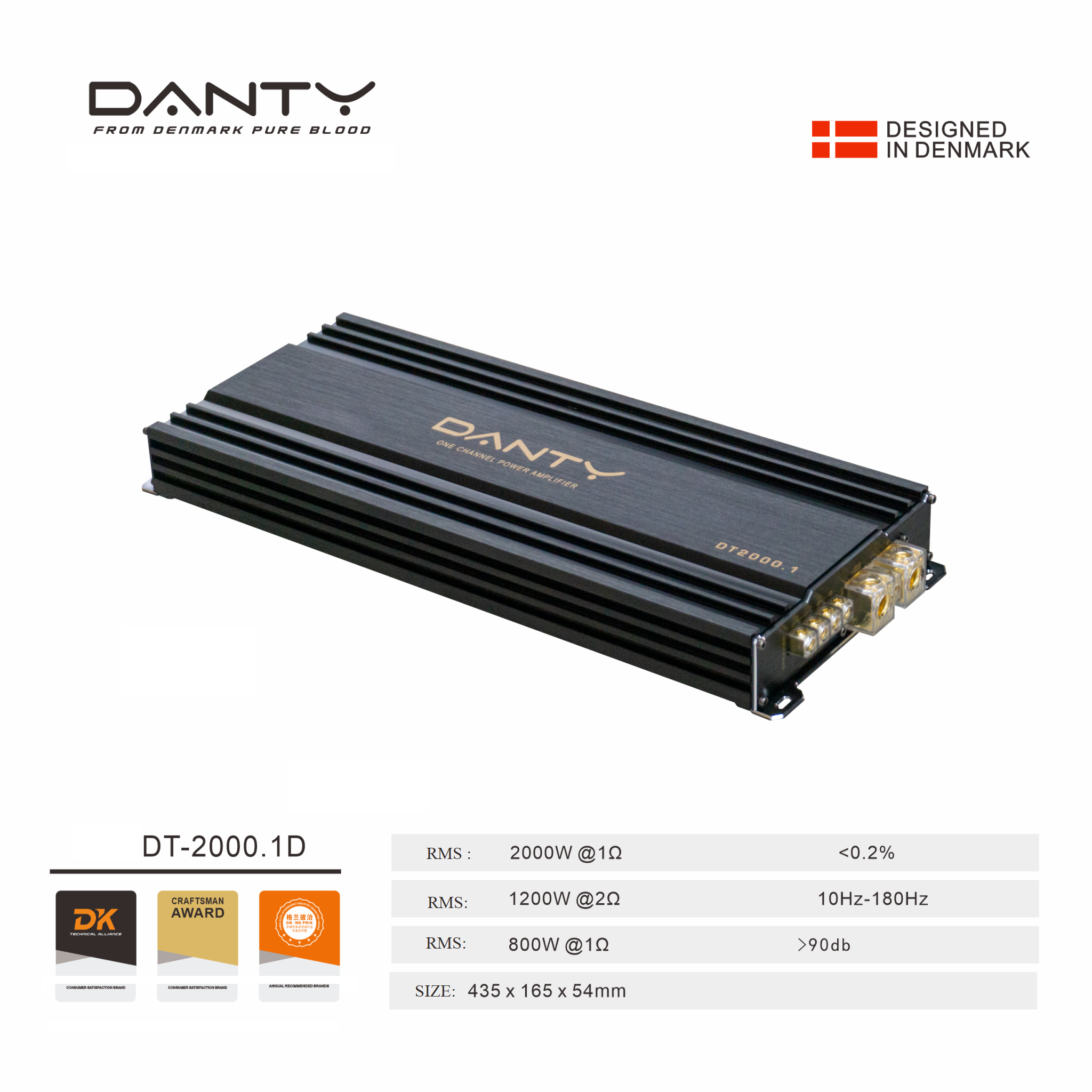 Danty DT-2000.1 Amplifier