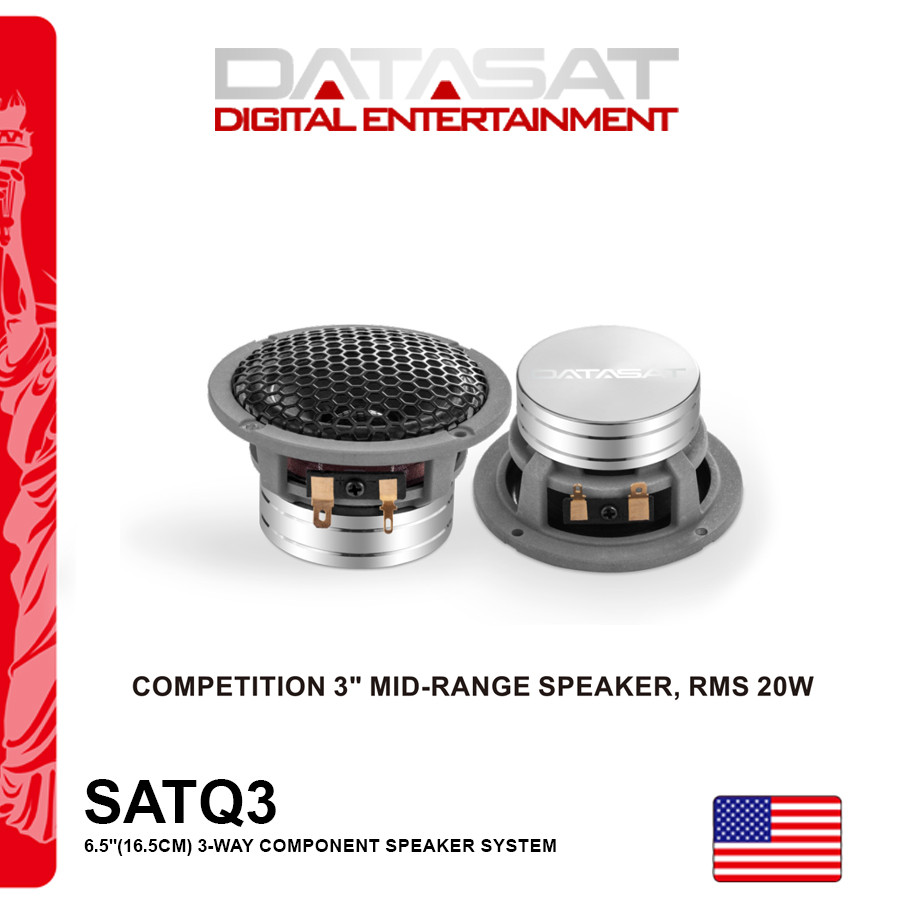 Loa cánh phân tần 3 way - Loa DATASAT 3 way SAT Q3 chất lượng âm thanh từ Mỹ đẳng cấp cao