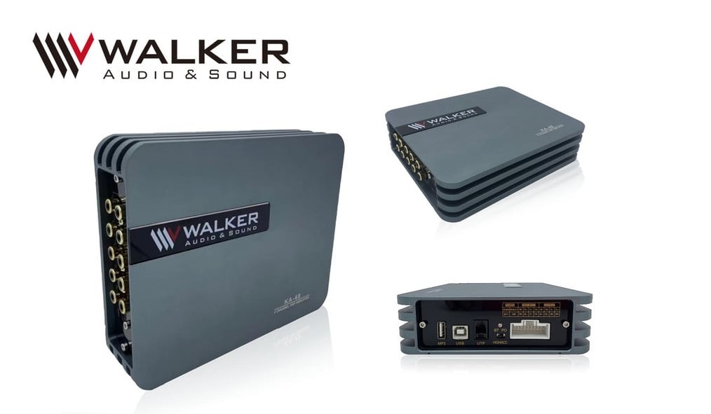 DSP ô tô WALKER KA-48 kết nối Bluetooth công suất max 240W Amply xe hơi hàng cao cấp của Germany