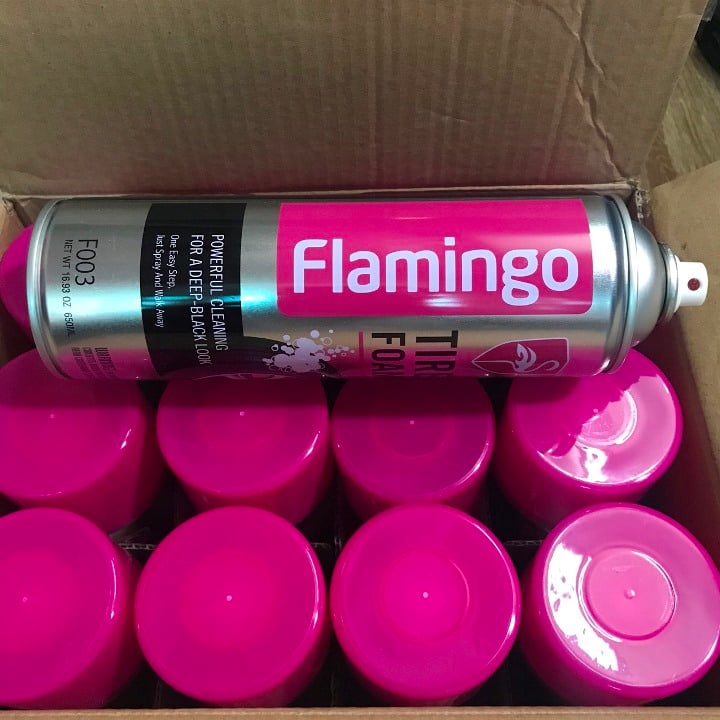 Bình Xịt Vệ Sinh Lazang - Mâm Xe Wheel & Rim Cleaner Bình vệ sinh tẩy ố la zăng, mâm vành xe Flamingo F014