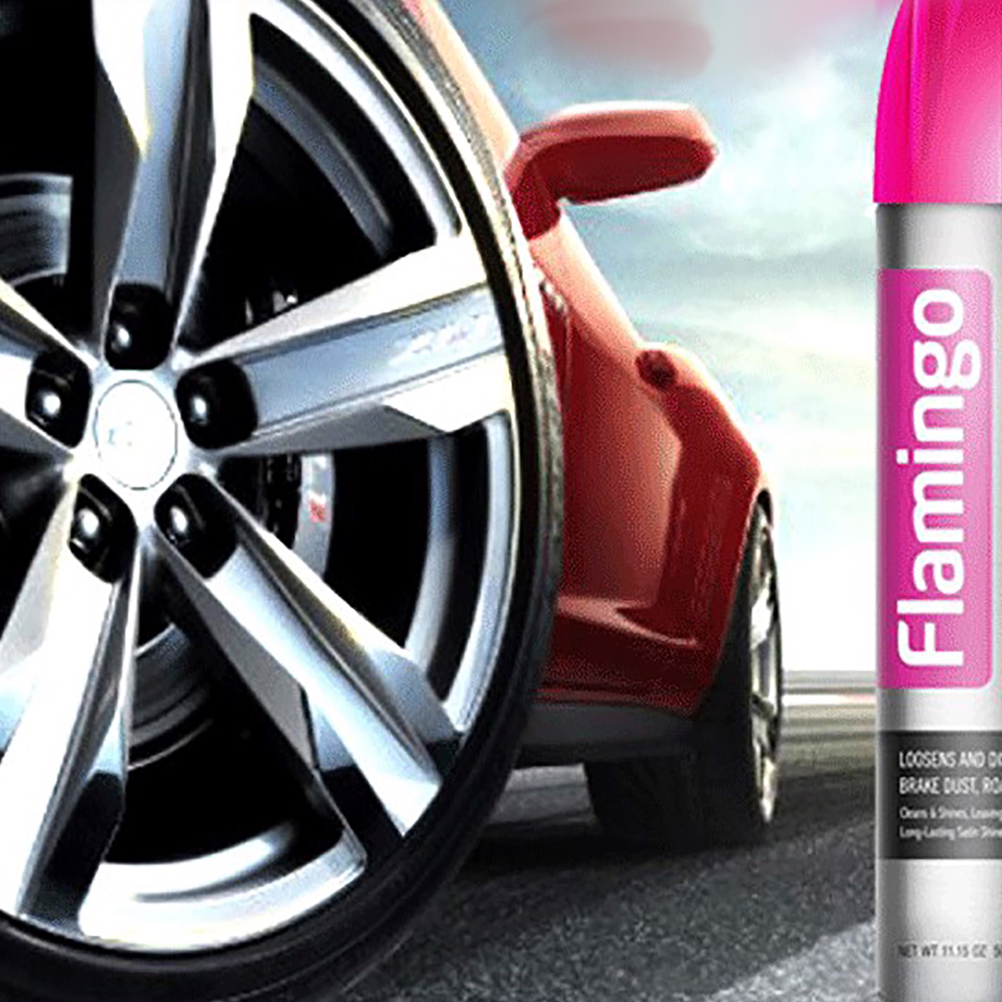 Chính Hãng -  Bình Vệ Sinh Tẩy Ố Lazang Ô Tô - Mâm Vành Xe Flamingo