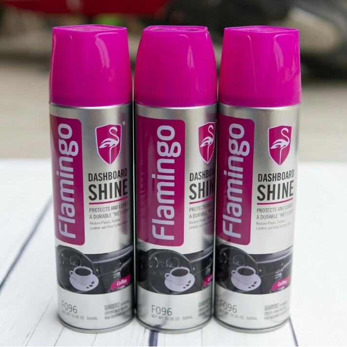 Dưỡng lốp flamingo Tire Shine F010 làm mới cao su làm đen lốp