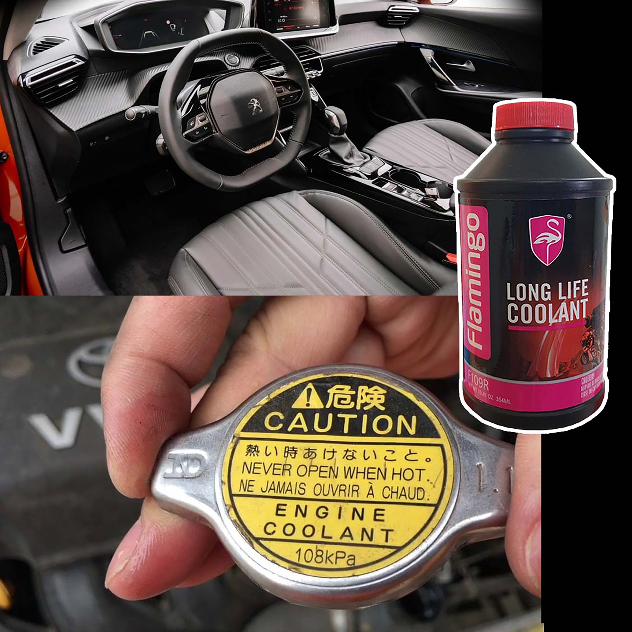 Nước Làm Mát Động Cơ Màu Đỏ Flamingo F109R - Hãng Phân Phối Chính Thức