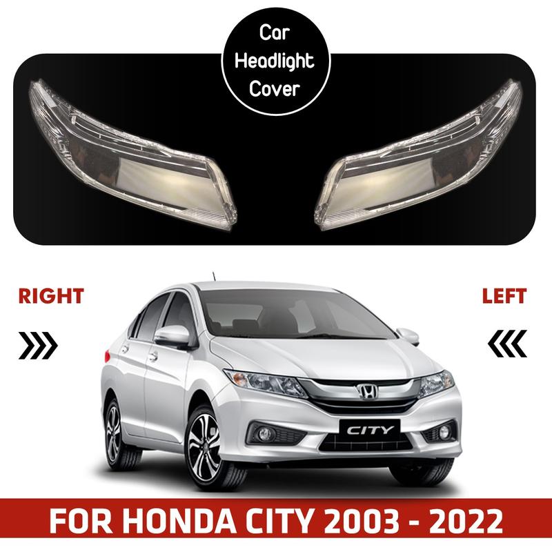 Vỏ đèn pha Honda City, chất liệu nhựa trong suốt, dành cho Honda City, bề mặt nhựa trong suốt được phủ gốm chất lượng cao, chống mài mòn, chống lão hóa, bền