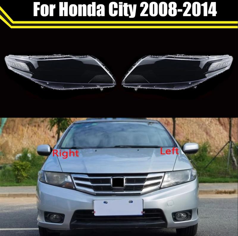 Vỏ đèn pha Honda City, chất liệu nhựa trong suốt, dành cho Honda City, bề mặt nhựa trong suốt được phủ gốm chất lượng cao, chống mài mòn, chống lão hóa, bền