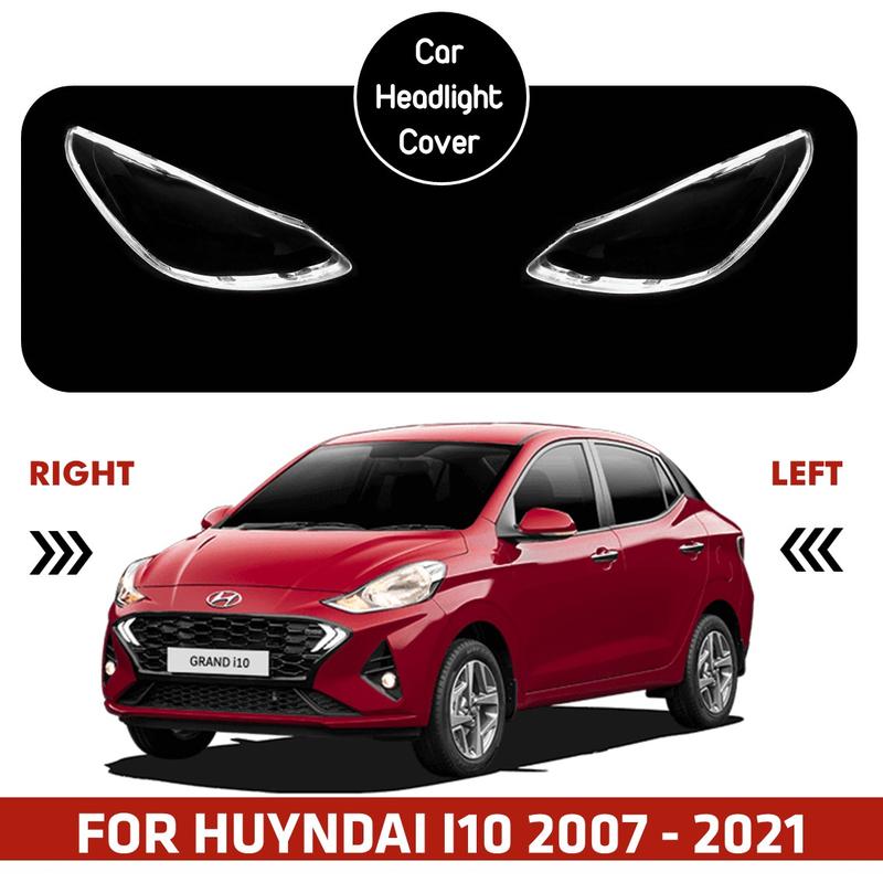 Vỏ đèn pha Hyundai I10, chất liệu nhựa trong suốt, dành cho Hyundai i10, với lớp phủ đặc biệt bằng gốm cao cấp, cung cấp khả năng chống mài mòn và lão hóa đặc biệt, đảm bảo độ bền lâu dài.