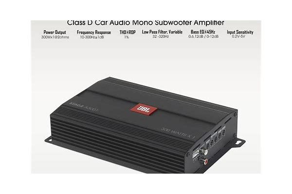 JBL Stage A3001 - Amplifier Mono Class D 300W